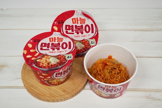 마늘라볶이가 컵라면에 쏙… 농심 '마늘면볶이' 출시