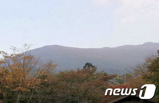 무등산. /사진=뉴스1(광주 기상청 제공)   