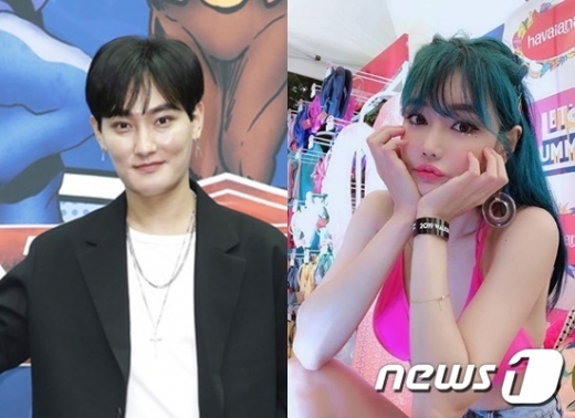 강타, 우주안./사진=뉴스1(강타, 우주안 인스타그램)