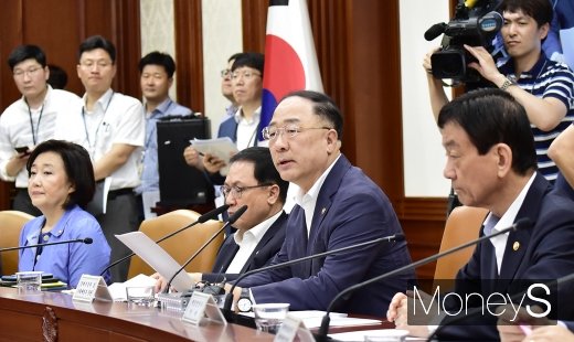 [머니S포토] 홍남기 부총리 