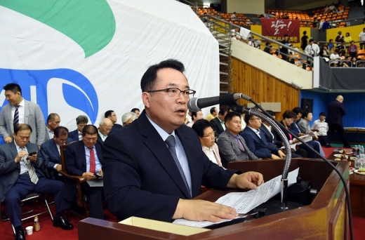 환영사를 하는 의정부시 홍귀선부시장. / 사진제공=의정부시