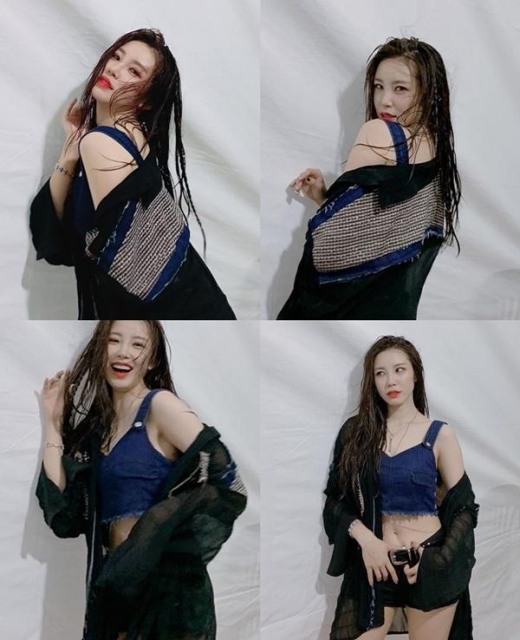 전효성, 부산 바다축제서 뽐낸 '섹시 바디라인'