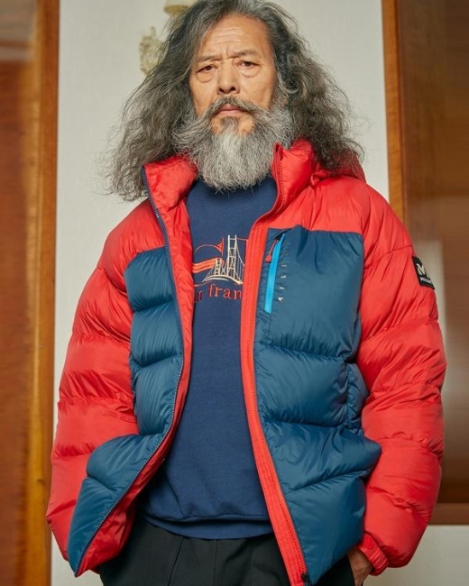 [★화보] 시니어 모델 김칠두, 감각적인 뉴트로 아웃도어 스타일링