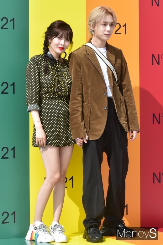 [머니S포토] 행사도 함께 현아-이던, 위풍당당 공식커플