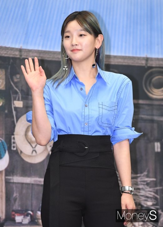 [머니S포토] 박소담, 신비로운 헤어컬러