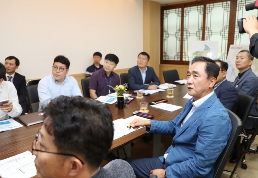 평택시, 중부지방해양경찰청 청사 이전 후보지 설명회 개최. / 사진제공=평택시