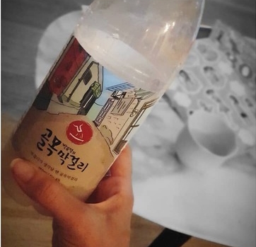소유진이 게시한 막걸리 사진. /사진=소유진 인스타그램 캡처    