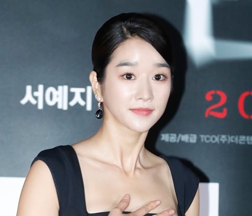 배우 서예지가 8일 오후 서울 용산 CGV에서 열린 영화 ‘암전’ 언론시사회에 참석하고 있다. /사진=뉴스1