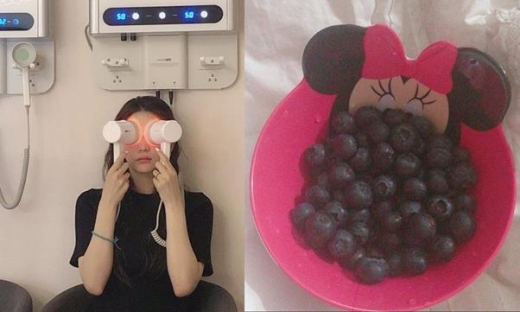 녹내장 치료하는 최예슬 모습. /사진=최예슬 인스타그램 캡처    