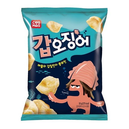 코스모스제과, 해물의 감칠맛이 풍부한 ‘갑오징어’ 출시