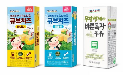 파스퇴르, 바른목장 우유로 만든 ‘바른목장 큐브치즈’ 출시