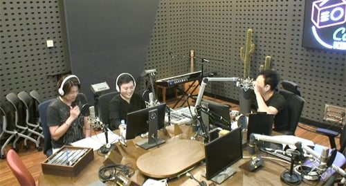 고재근, 박명훈, 박명수(왼쪽부터). /사진=KBS 쿨FM 박명수의 라디오쇼 방송 캡처    