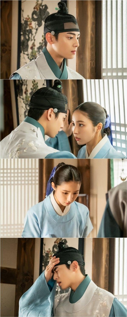 '신입사관 구해령' 차은우, 신세경에 박력 넘치는 벽치기 시도