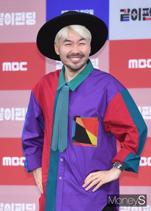 [머니S포토] 노홍철, 톡톡 튀는 패션 센스