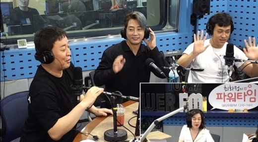 정준하, 테이, 최재림. /사진=SBS 최화정의 파워타임 방송 캡처   