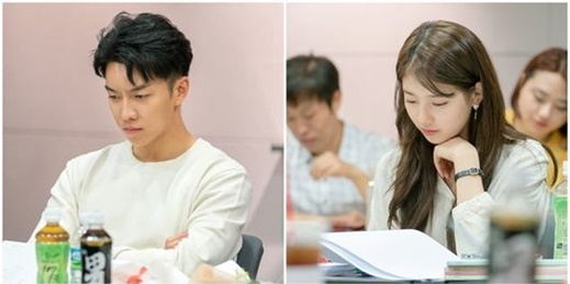 배우 이승기(왼쪽)와 배수지. /사진=SBS 제공