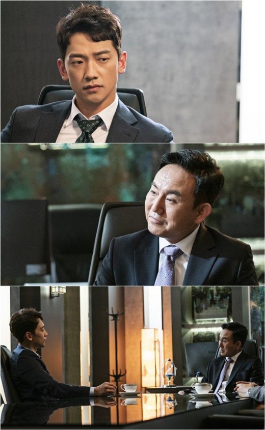 '웰컴2라이프' 정지훈 손병호, 긴장감 넘치는 '첫 맞대면'