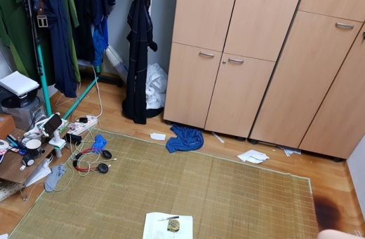 고인이 사용한 휴게실. /사진=비정규직 없는 서울대 만들기 공동행동 페이스북 