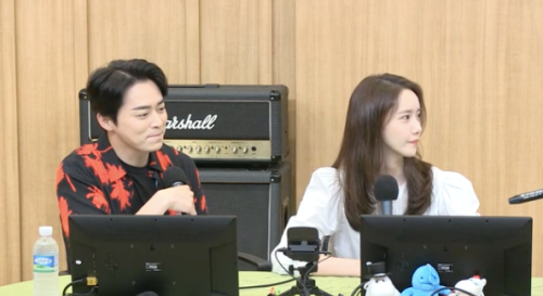 '컬투쇼'에 출연한 배우 조정석(왼쪽)과 임윤아. /사진=SBS 파워FM '두시탈출 컬투쇼' 보이는라디오 캡처