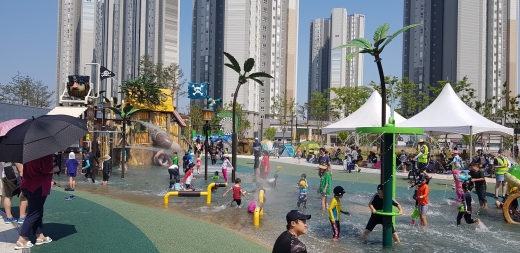 ▲시흥시 체험형 물놀이장 / 사진제공=시흥시청