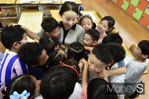 [머니S포토] 전국 초등학교 개학, 선생님 보고 싶었어요!