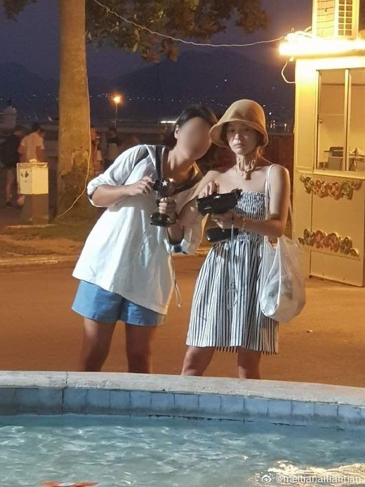 송혜교 민낯 사진. /사진=중국 웨이보 캡처  