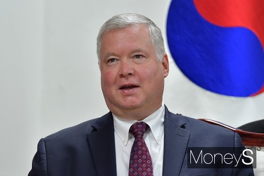 [머니S포토] 발언하는 스티븐 비건 대북정책특별대표