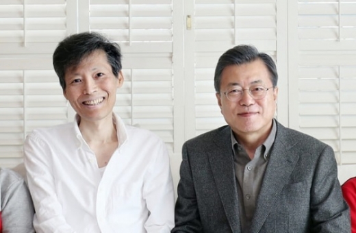 이용마 기자 별세. 사진은 故이용마 기자와 문재인 대통령. /사진=이용마 기자 페이스북