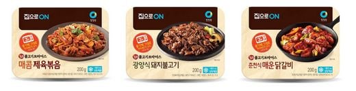 대상㈜ 청정원 집으로ON, 3분 완성 ‘간편양념육’ 3종 선보여