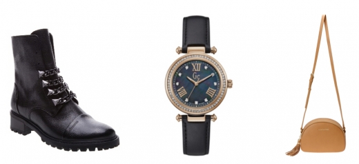 신발: 슈츠(SCHUTZ), 시계: Gc, 가방: 랑카스터