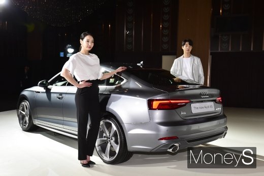 [머니S포토] 스포티한 외관 한층 강조한 더 뉴아우디A5 45 TFSI콰트로