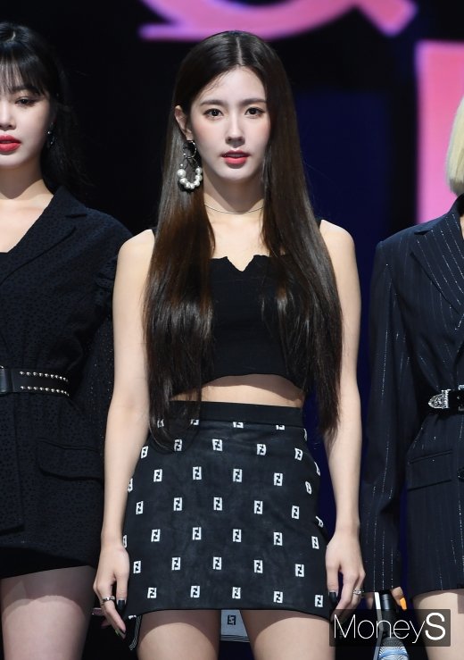 [머니S포토] (여자)아이들 미연 '박기량 닮은꼴'