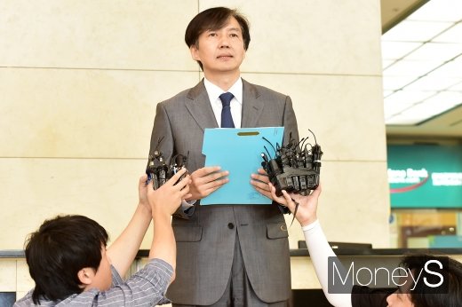 조국 법무부 장관 후보자. /사진=임한별 기자   