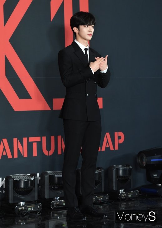 [머니S포토] 엑스원 김요한 '입이 쩍 벌어지는 센터 비주얼'