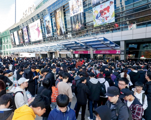 2018 지스타 현장. /사진=뉴스1 여주연 기자