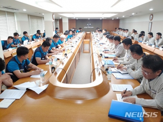 현대차노사가 8년만에 무분규로 임단협 잠정합의안을 마련했다. /사진=뉴시스