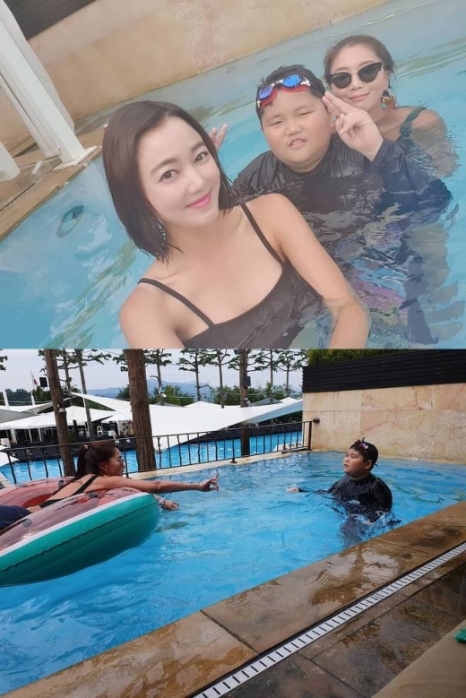 오윤아 아들. /사진=이소연 인스타그램