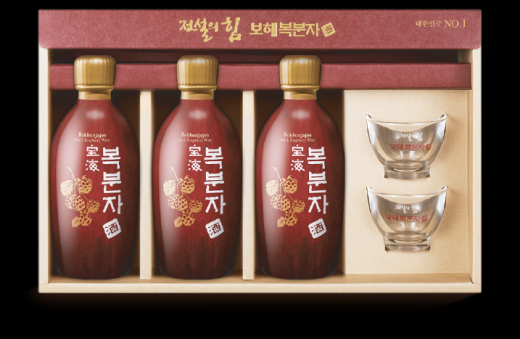 보해복분자주 선물세트/사진=보해양조 제공.