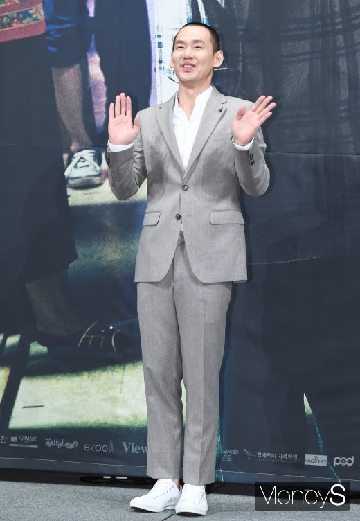 [머니S포토] 박종환, 뿜어져 나오는 해피바이러스