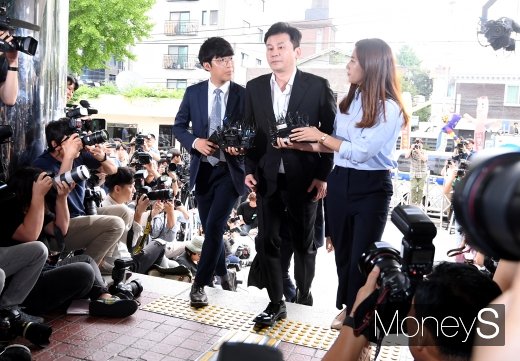 양현석 YG엔터테인먼트 전 대표는 29일 경찰에 출석했다. /사진=장동규 기자    