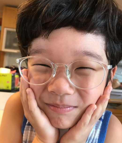 강원래-김송 부부 아들 강선. /사진=김송 인스타그램 캡처