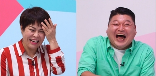 개그우먼 조혜련(왼쪽)과 MC 강호동. /사진=TV조선 제공