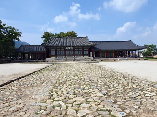국가지정문화재 보물로 지정예고된 나주 금성관 전경 /사진제공=나주시