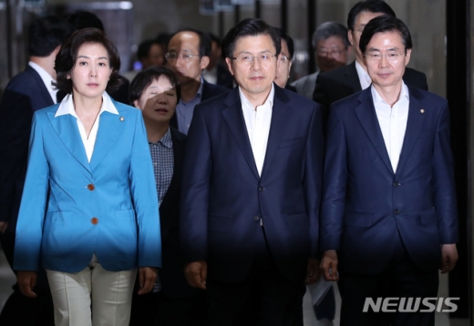 자유한국당 지도부. /사진=뉴시스   