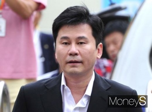 해외 원정도박과 성접대 혐의로 경찰에 출석한 양현석 전 YG엔터테인먼트 대표(50). /사진=장동규 기자