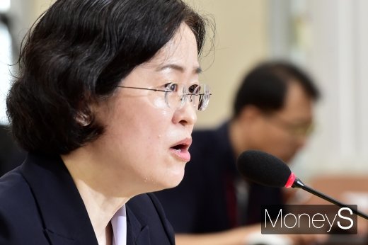 [머니S포토] 질의 답하는 조성욱 공정거래위원장 후보자