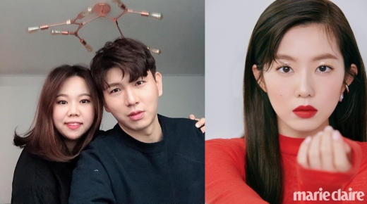 제이쓴·홍현희 부부(왼쪽) 아이린. /사진=홍현희 인스타그램, 마리끌레르 제공     