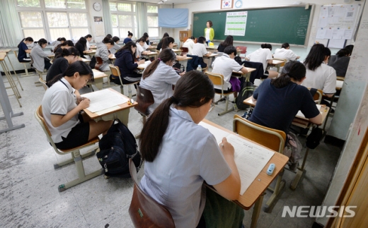 2019 9월 모의고사. /사진=뉴시스  
