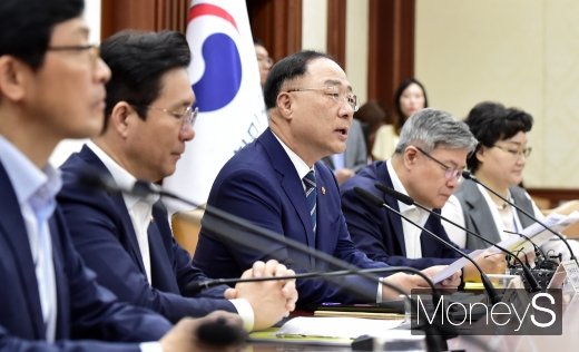 [머니S포토] 홍남기 부총리 