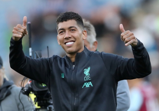지난 1일(한국시간) 영국 번리 터프 무어에서 열린 2019-2020시즌 EPL 4라운드 번리 원정경기에서 1골 1도움 맹활약을 펼친 리버풀의 공격수 호베르투 피르미누. /사진=로이터 